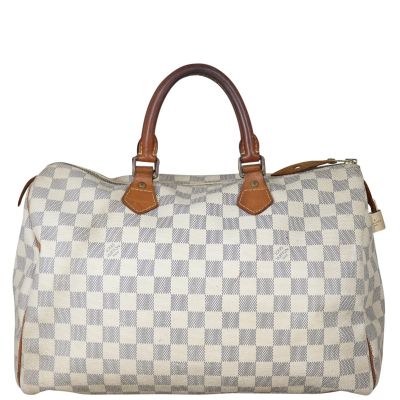 Louis Vuitton Speedy 35 Damier Azur Front