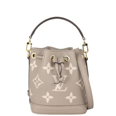 Louis Vuitton Nano Noe Monogram Empreinte Front with Strap