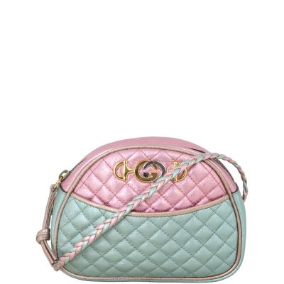 Gucci Zumi Trapuntata Mini GG Shoulder Bag