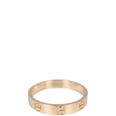 Cartier Love Wedding Band 18k Rose Gold