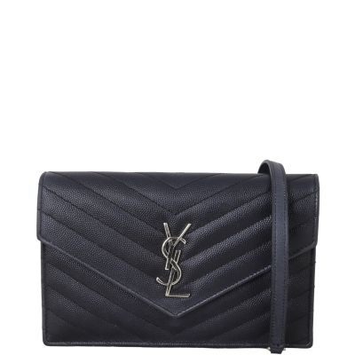 Saint Laurent Cassandre Envelope Chain Wallet