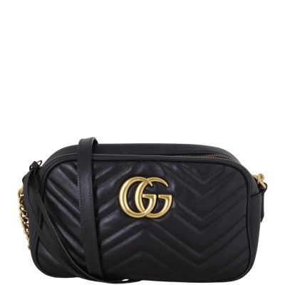 Gucci GG Marmont Small Camera Bag Black 