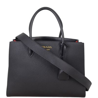 Prada Saffiano Cuir Bibliotheque Bag