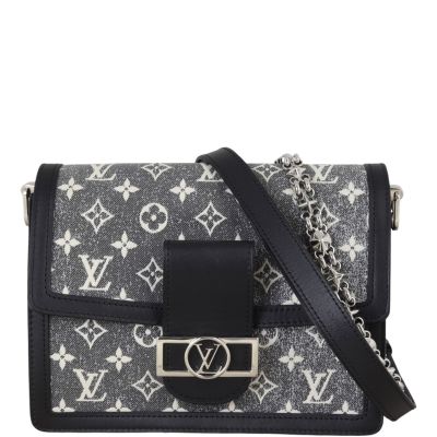 Louis Vuitton Dauphine MM Monogram Jacquard Denim