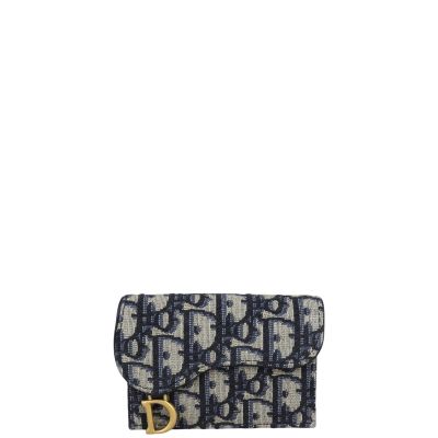 Dior Oblique Saddle Cardholder