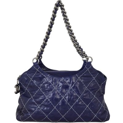 Chanel Double Stitch Chain Shoulder Bag 