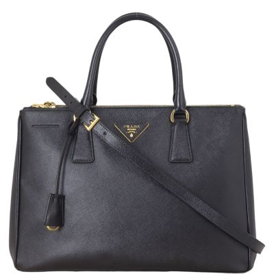 Prada Saffiano Lux Galleria Double Zip Tote Large