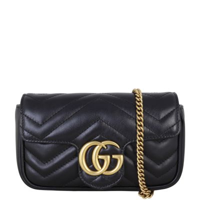 Gucci GG Marmont Matelasse Super Mini Shoulder Bag