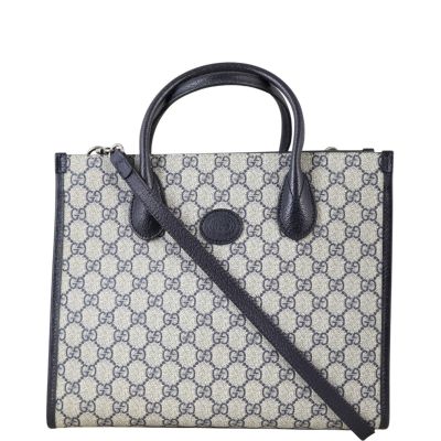 Gucci GG Supreme Interlocking G Tote Small
