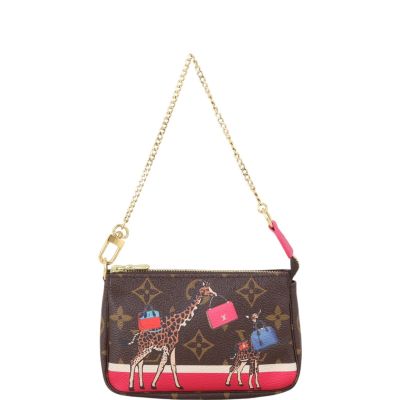 Louis Vuitton Mini Pochette Accessoires Monogram 2017 Christmas Animation