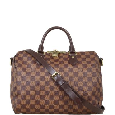 Louis Vuitton Speedy 30 Bandouliere Damier Ebene