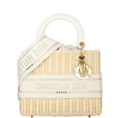 Dior Lady Dior Wicker Oblique Medium