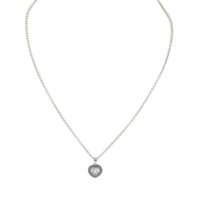 Chopard Happy Diamonds Heart 18k White Gold Necklace