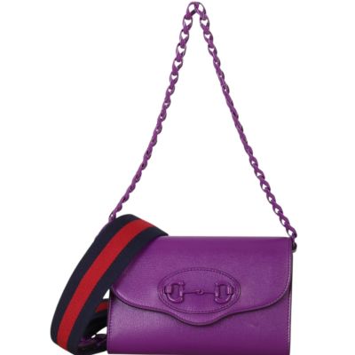 Gucci Leather Horsebit 1955 Chain Bag Mini
