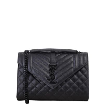Saint Laurent Monogram Mix Matelasse Envelope Chain Bag Medium