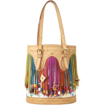 Louis Vuitton Fringe Bucket Bag Monogram Multicolore