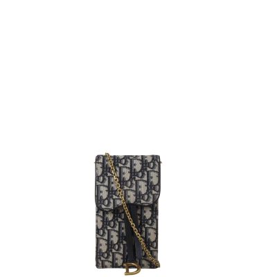 Dior Vertical Saddle Pouch Oblique