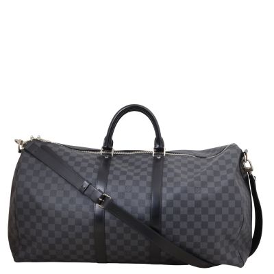 Louis Vuitton Keepall 55 Bandouliere Damier Graphite