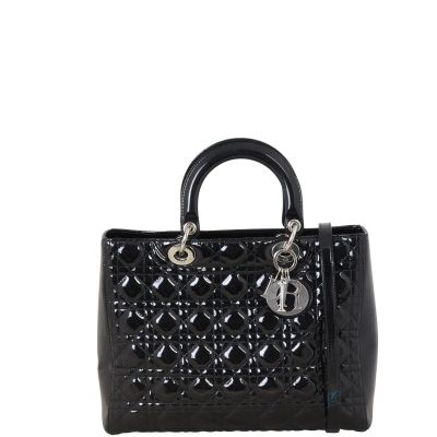 Dior Lady Dior Large Patent