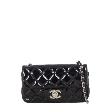 Chanel Classic Flap Extra Mini Rectangular Bag Patent