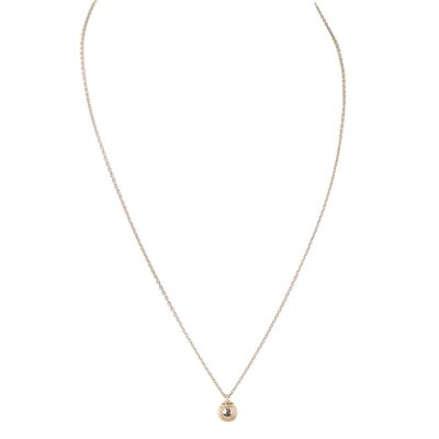 Tiffany & Co HardWear 8mm Ball Pendant 18k Rose Gold Necklace