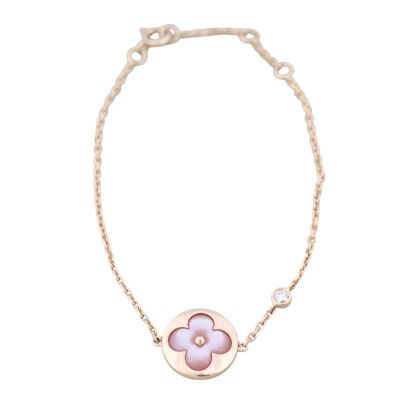Louis Vuitton Color Blossom BB Sun Pink Mother of Pearl Diamond Bracelet