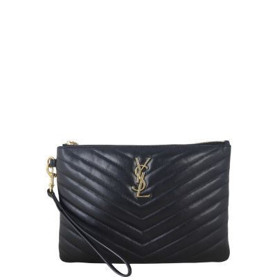 Saint Laurent Cassandre Monogram Matelasse Pouch