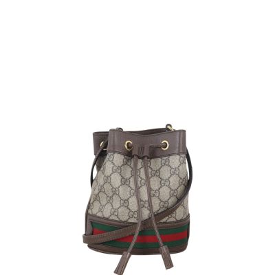 Gucci GG Supreme Ophidia Mini Bucket Bag