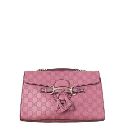 Gucci Emily Guccissima Medium Chain Shoulder Bag