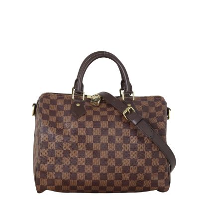 Louis Vuitton Speedy 30 Bandouliere Damier Ebene
