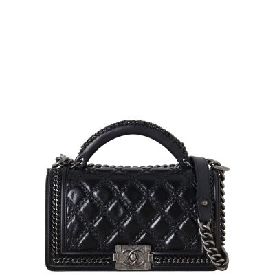 Chanel Boy Old Medium Top Handle Paris-Rome