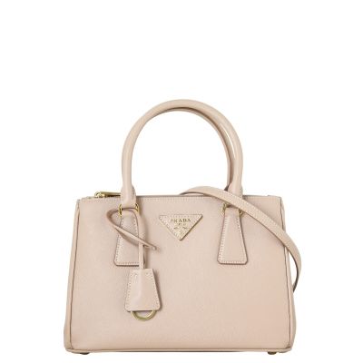 Prada Saffiano Lux Galleria Double Zip Tote Mini