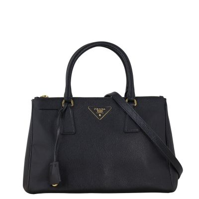 Prada Saffiano Lux Galleria Double Zip Tote Small
