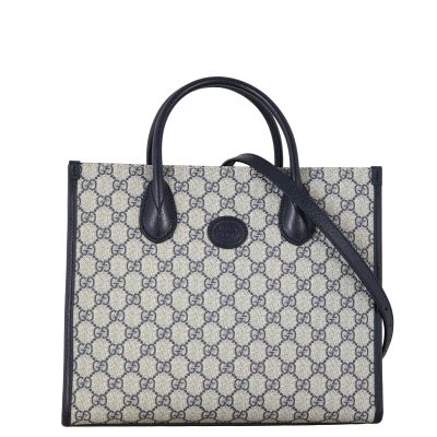 Gucci GG Supreme Interlocking G Tote Small