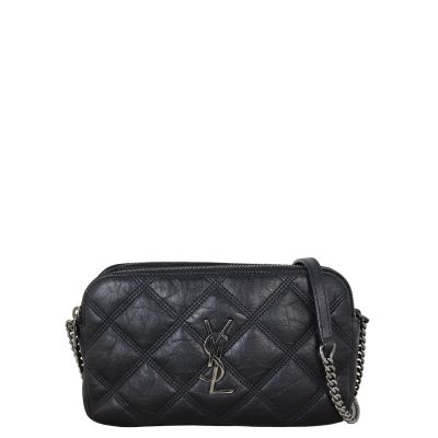 Saint Laurent Becky Double Zip Crossbody