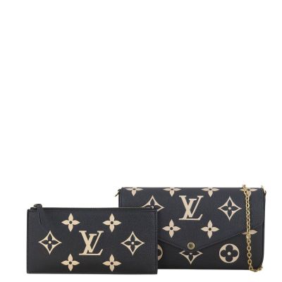 Louis Vuitton Pochette Felicie Monogram Empreinte Giant Bicolour