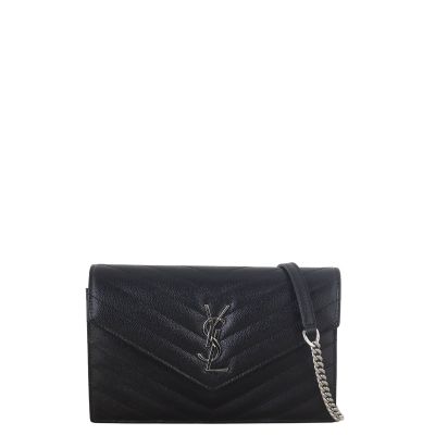 Saint Laurent Cassandre Envelope Chain Wallet