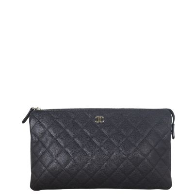 Chanel Classic Double Pocket Zip Pouch
