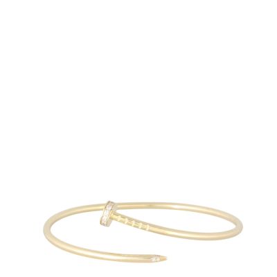 Cartier Juste un Clou Bracelet 18k Yellow Gold Diamond Small