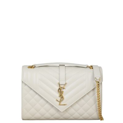 Saint Laurent Monogram Mix Matelasse Envelope Chain Bag Medium