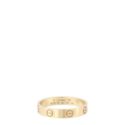 Cartier Love Ring Small 18k Yellow Gold