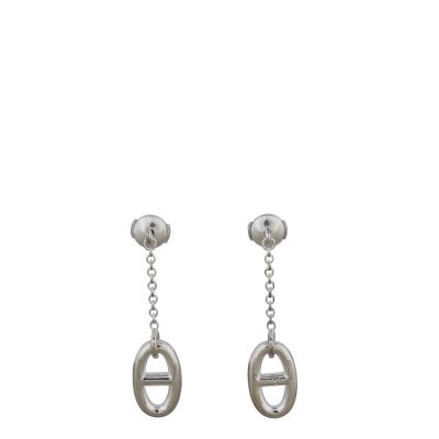 Hermes Farandole Sterling Silver Drop Earrings