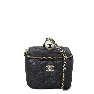 Chanel Pearl on Top Vanity Case Chain Bag Mini