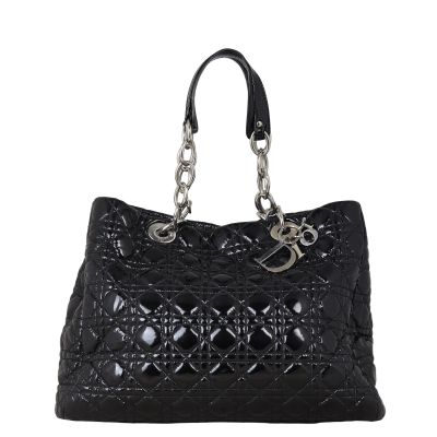 Dior Lady Dior Soft Tote Large Patent