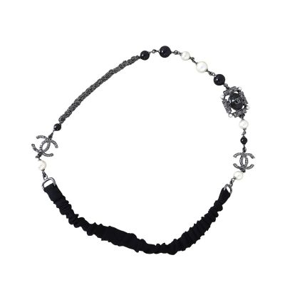 Chanel CC Pearl Headband