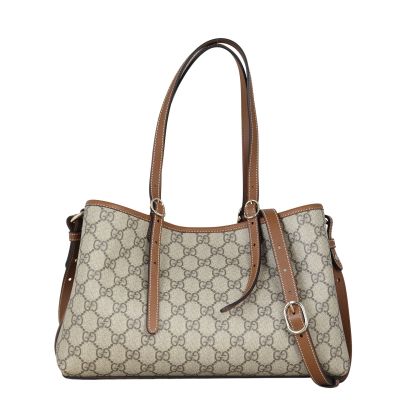 Gucci GG Monogram Emblem Tote Medium