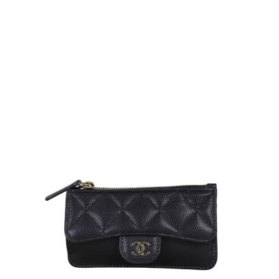 Chanel CC Zip Card Holder