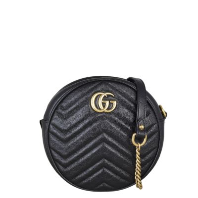 Gucci GG Marmont Round Chain Shoulder Bag