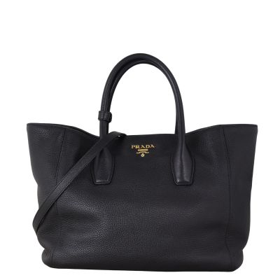 Prada Vitello Daino Shopping Tote