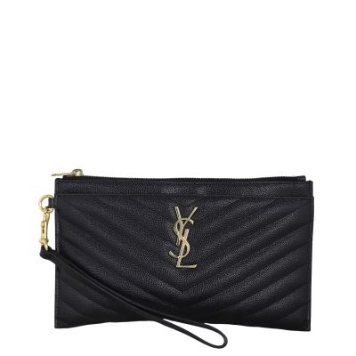 Saint Laurent Cassandre Monogram Matelasse Pouch